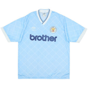1987-89 Manchester City Home Shirt
