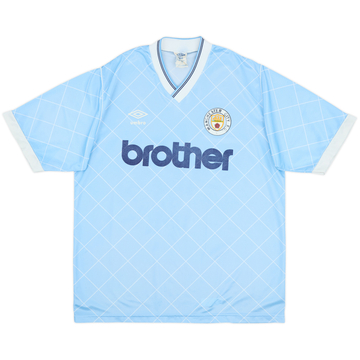 1987-89 Manchester City Home Shirt