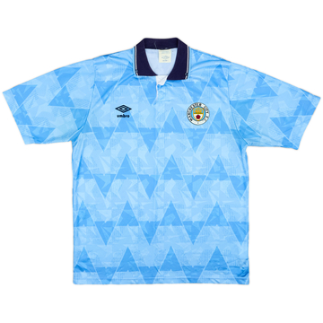 1989-91 Manchester City Home Shirt