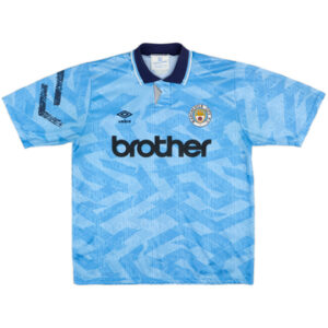 1991-93 Manchester City Home Shirt