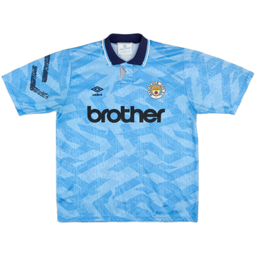 1991-93 Manchester City Home Shirt