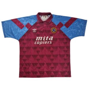 1990-91 Aston Villa Home Shirt