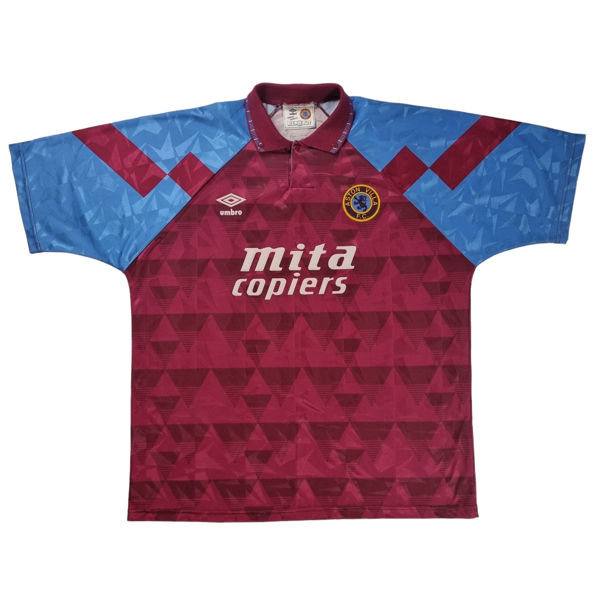 Aston Villa 1990-91 Maillot domicile