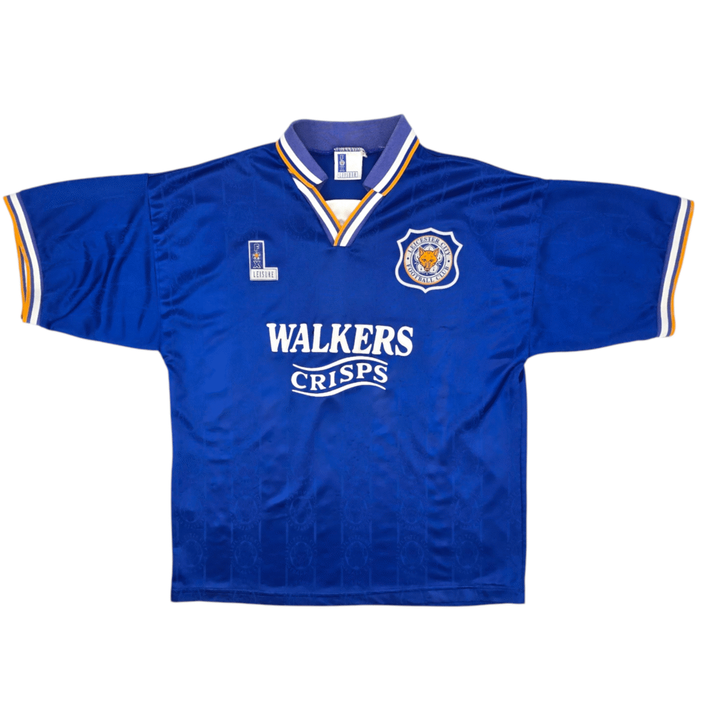 1994-96 Leicester City Home Shirt Fox Leisure
