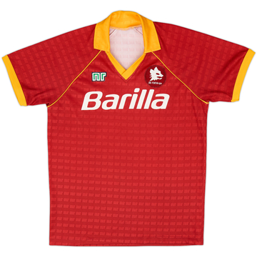 Camiseta local del Roma 1990-91