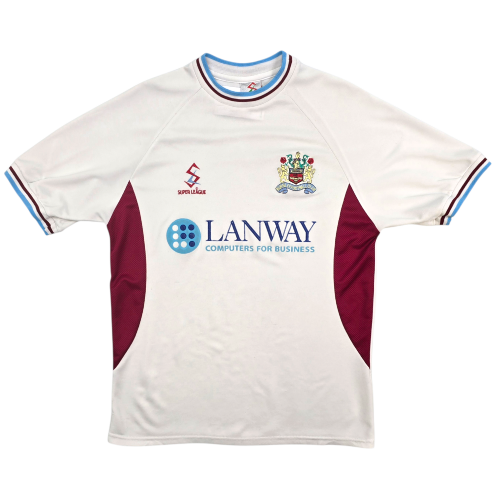 2001-02 Burnley Away Shirt Super League