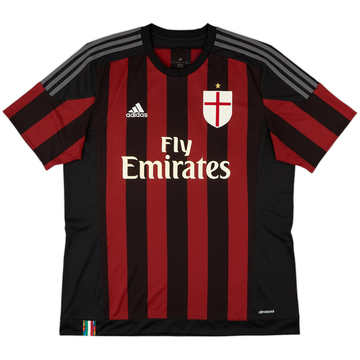 2015-16 AC Milan Home Shirt
