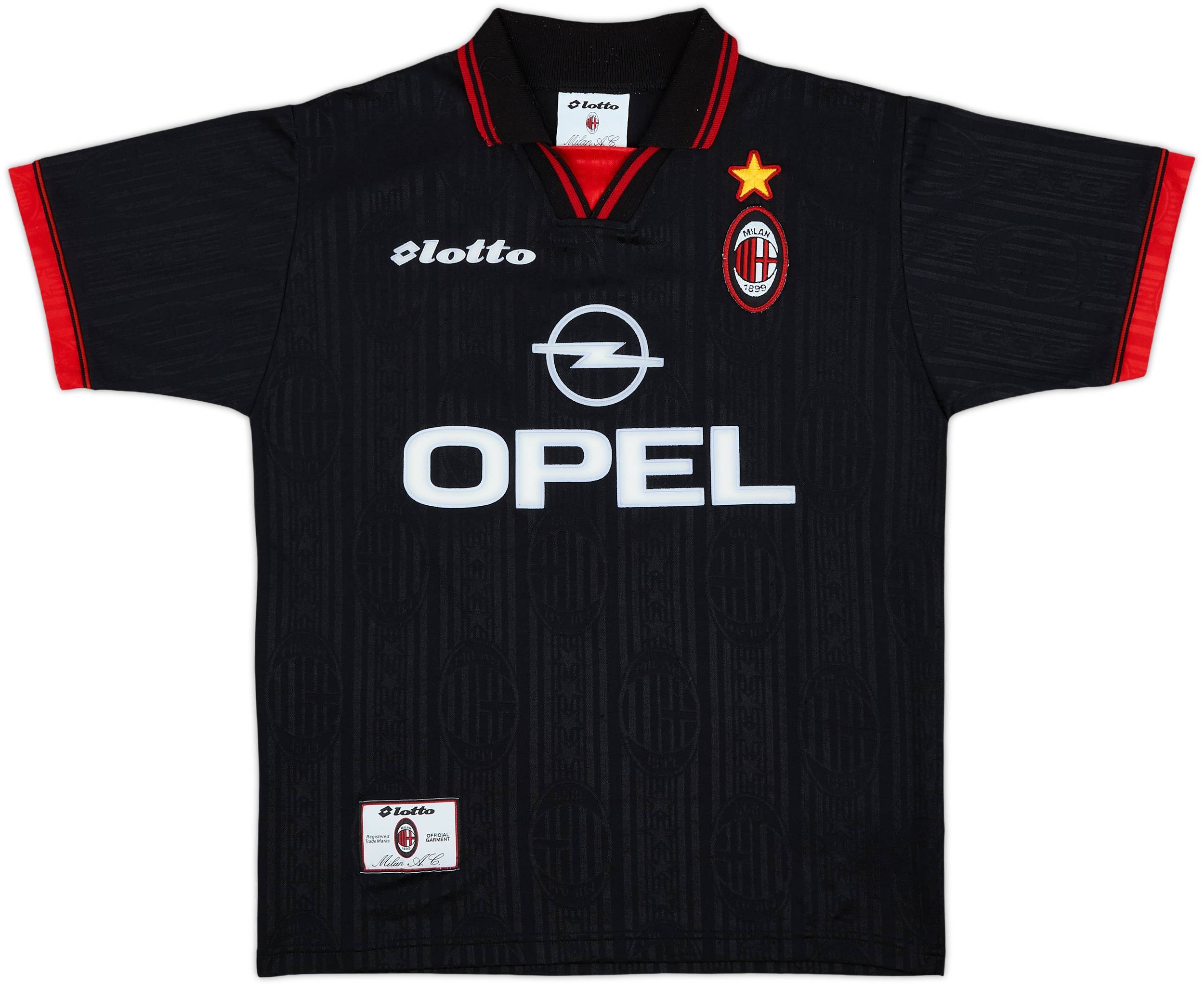 Camiseta alternativa del AC Milan 1997-98
