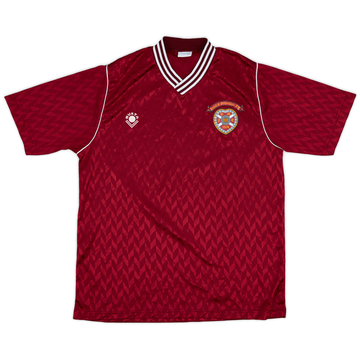 1989-90 Hearts Home Shirt
