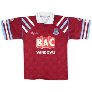 1991-92 West Ham Home Shirt