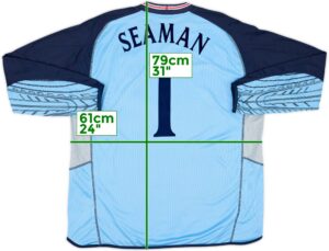 2002-03 England Goalkeeper Shirt