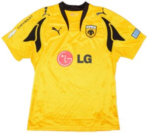2007-08 AEK Athens Home Shirt
