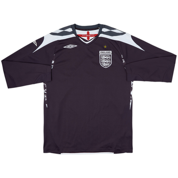 England 2007-09 Maillot gardien