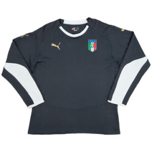 2008-09 Italy Grey Goalkeeper Shirt