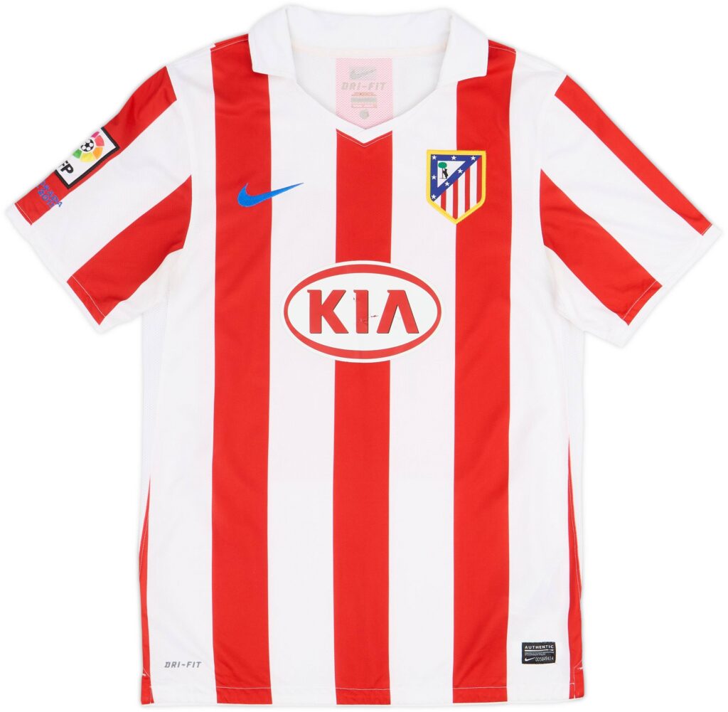 2009-10 Atletico Madrid Home Shirt