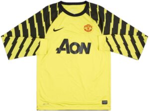 2010-11 Manchester United Yellow Goalkeeper Shirt