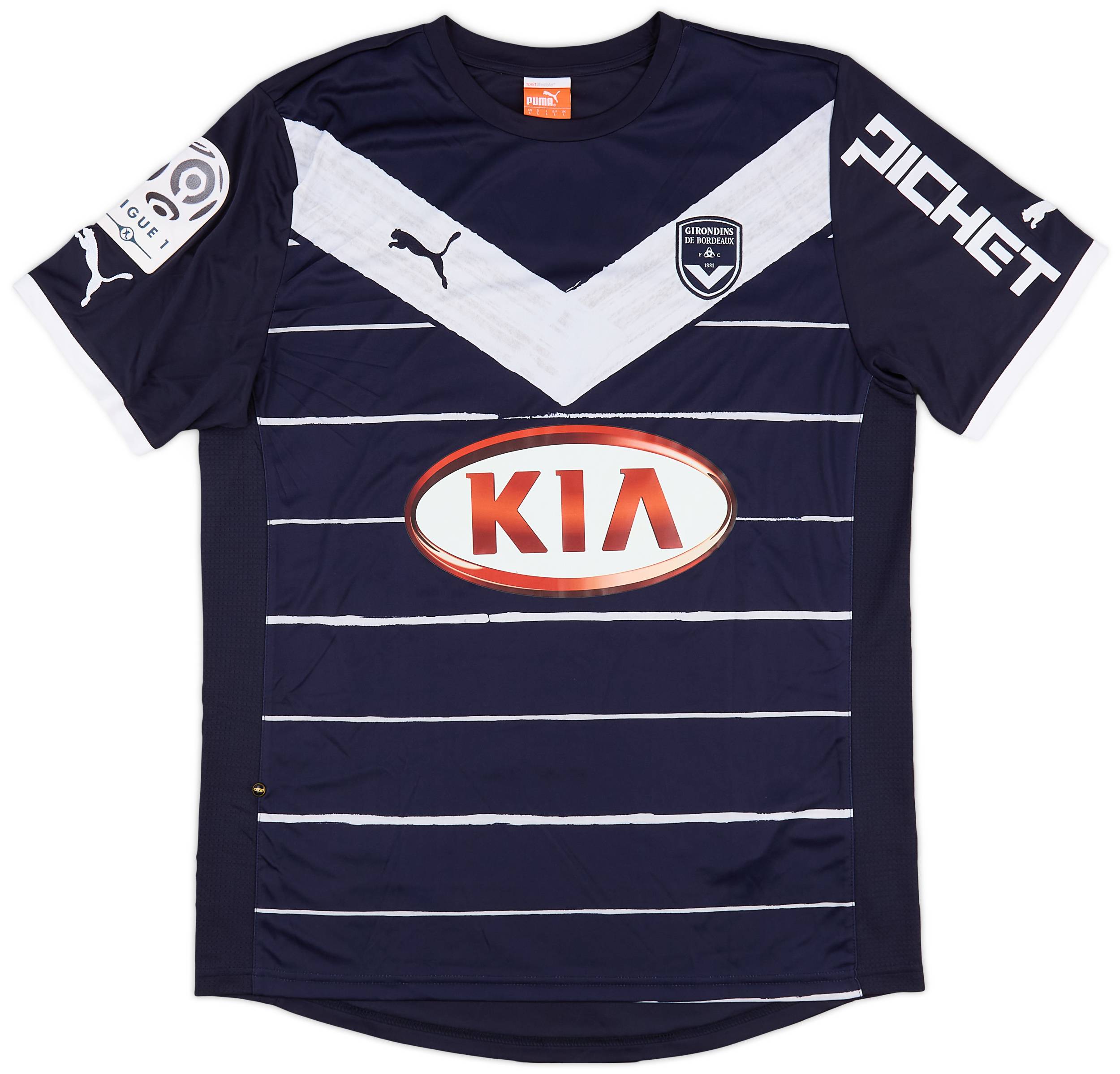Camiseta local del Bordeaux 2011-12