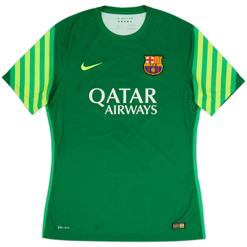 2015-16 Barcelona Goalkeeper Shirt Authentic Spec