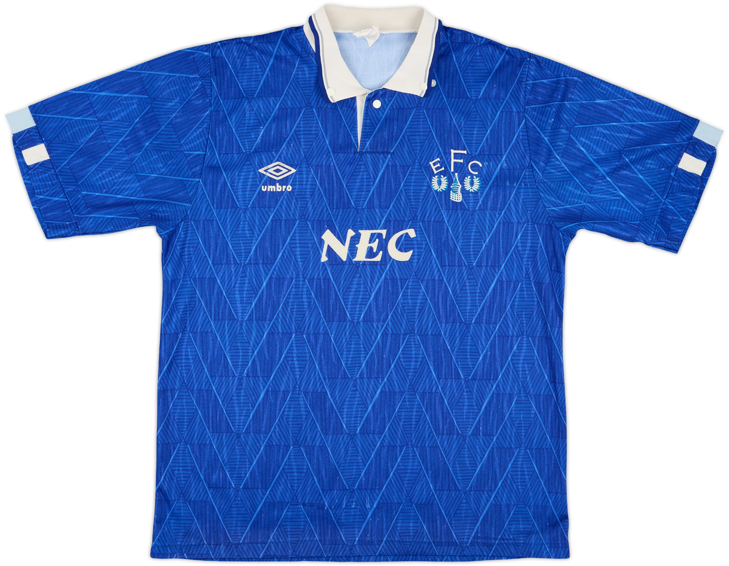Everton 1989-91 Heimtrikot