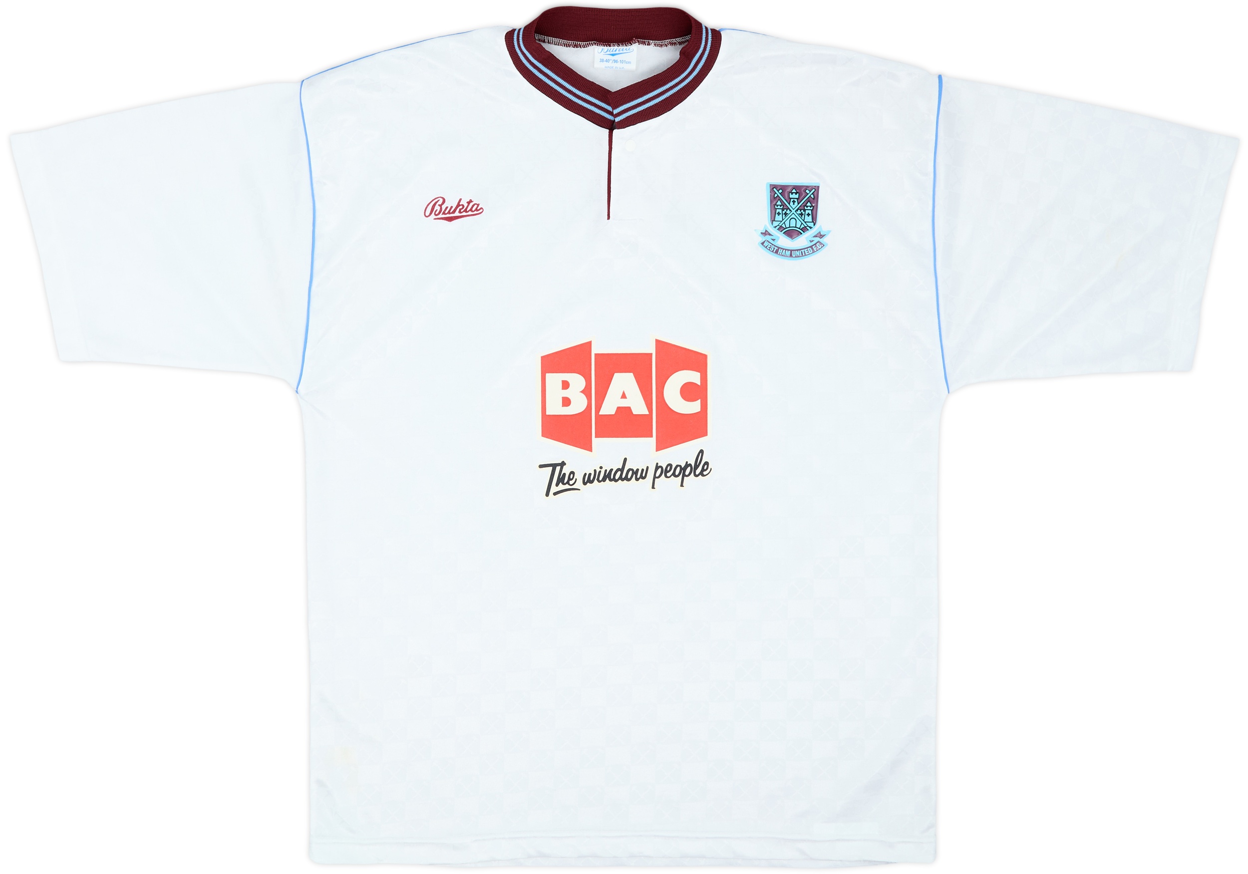 West Ham 1990-91 Auswärtstrikot