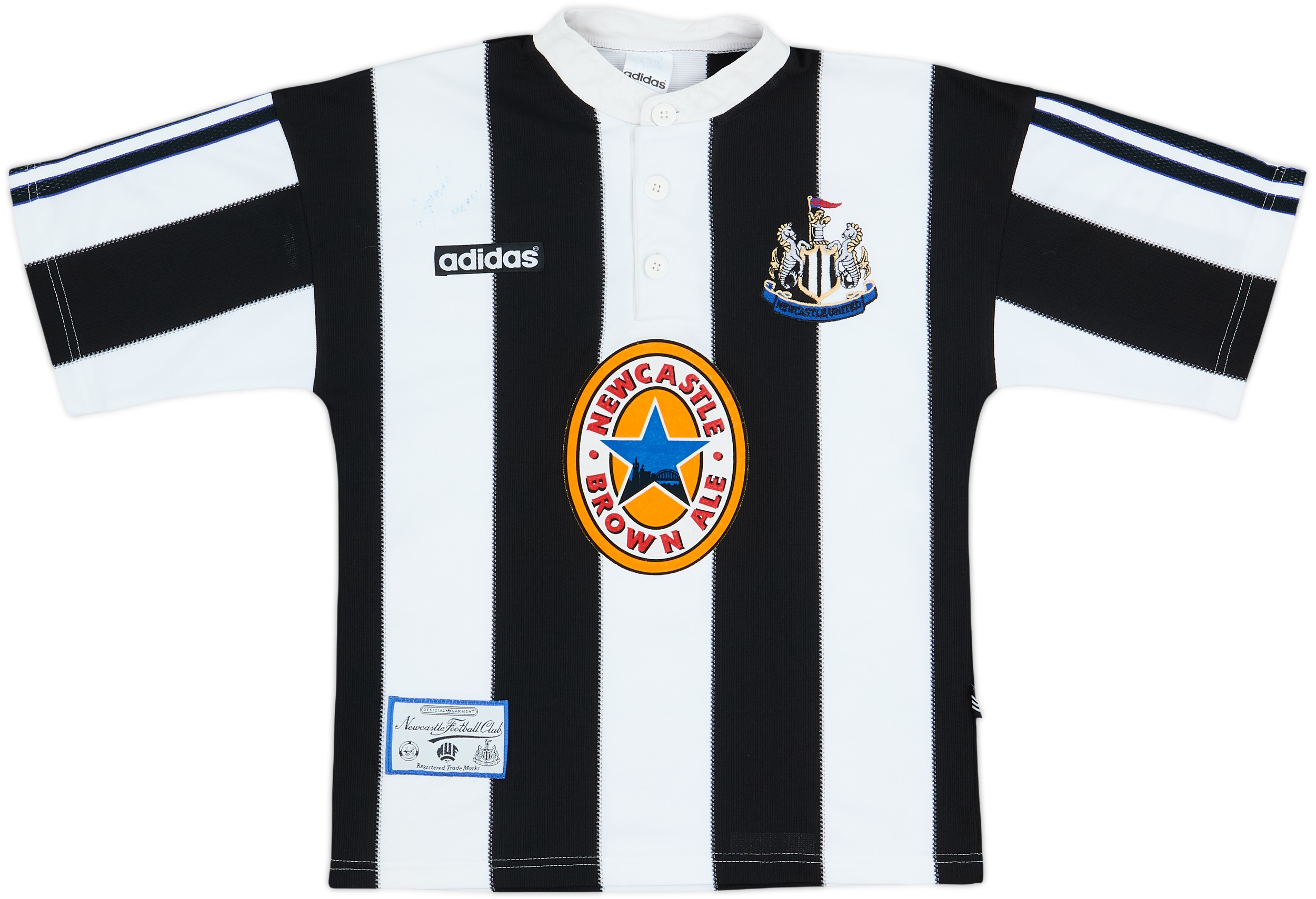 Newcastle United 1995-97 Maillot domicile