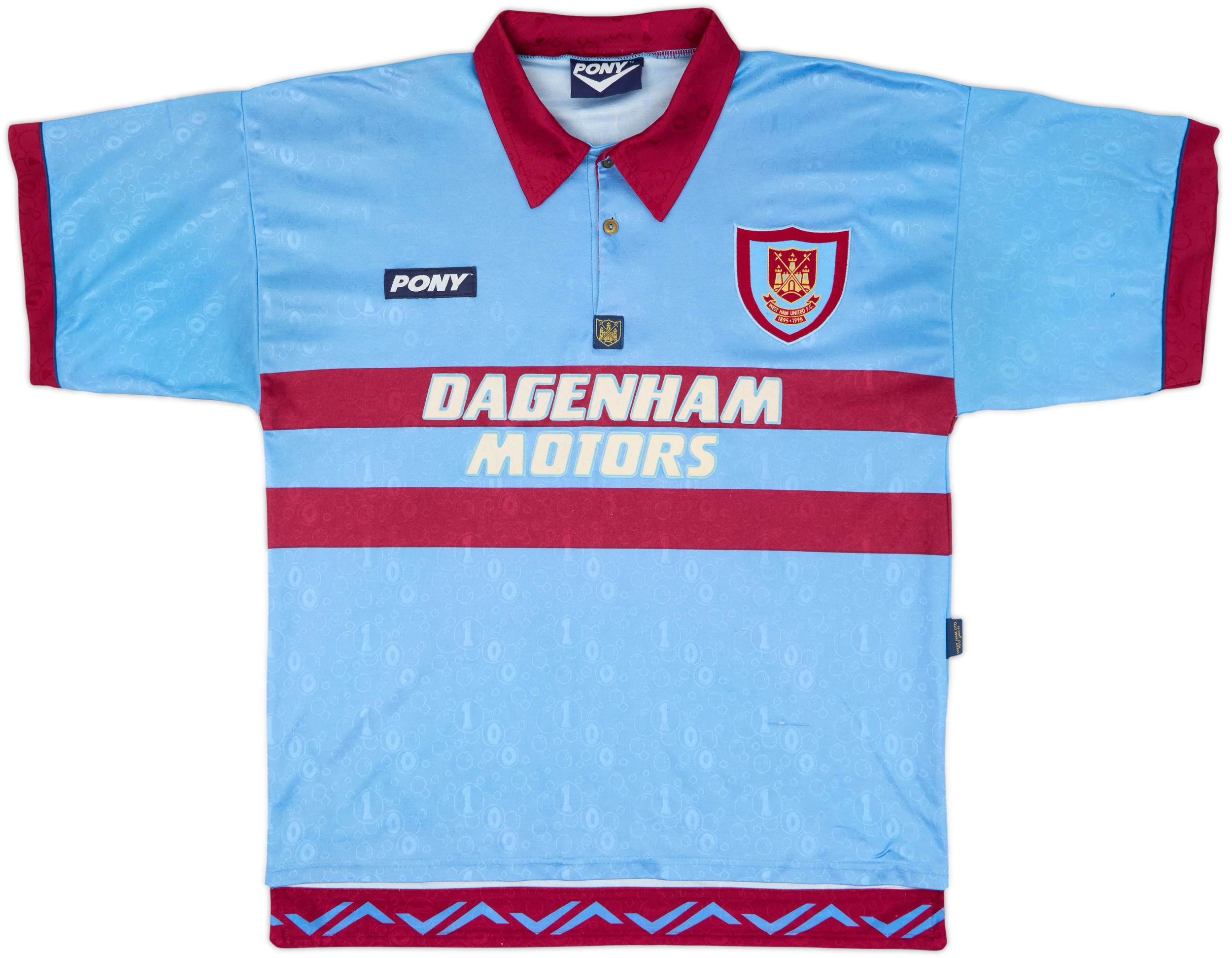 West Ham 1995-97 Auswärtstrikot