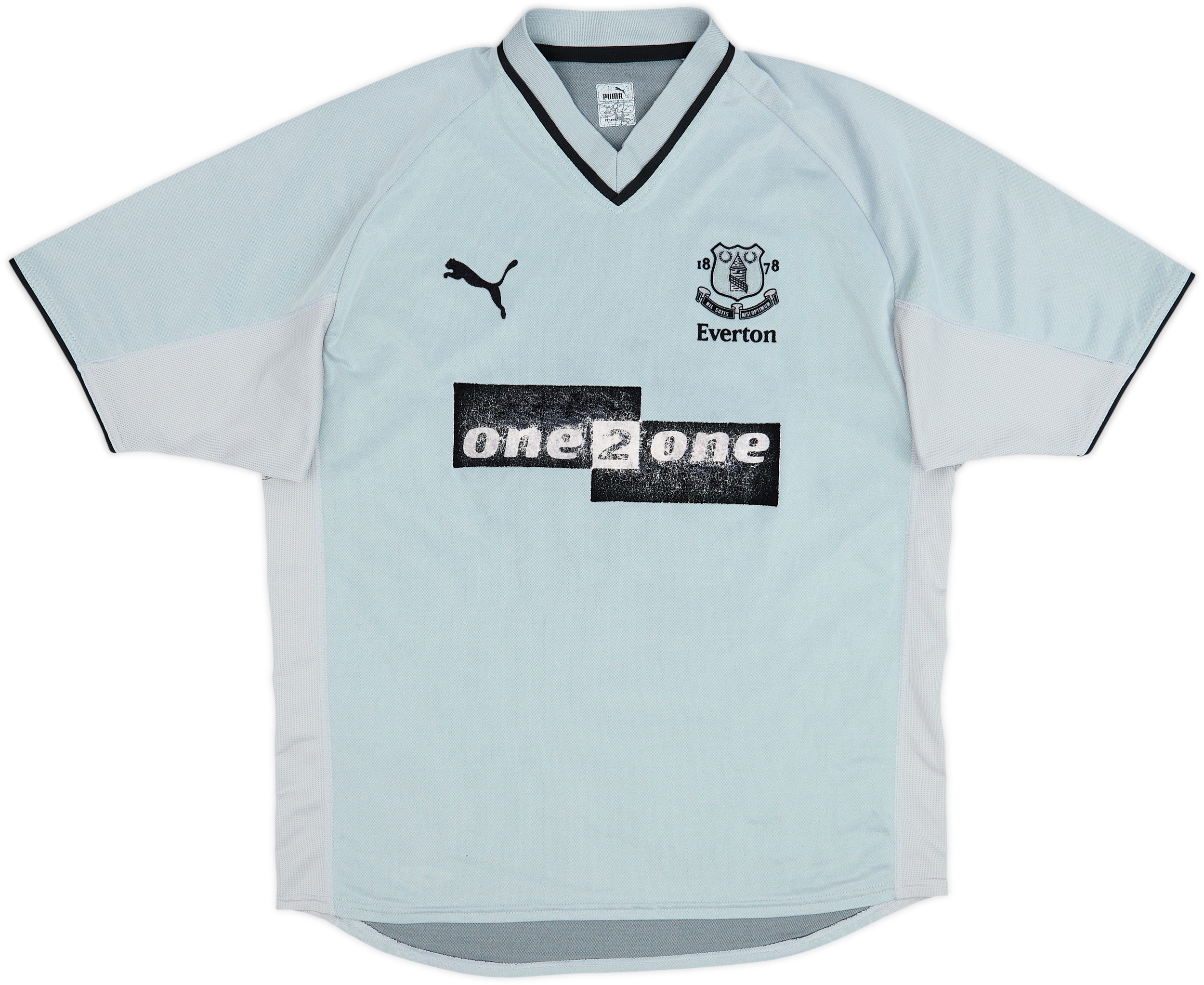 Everton 2001-02 Auswärtstrikot