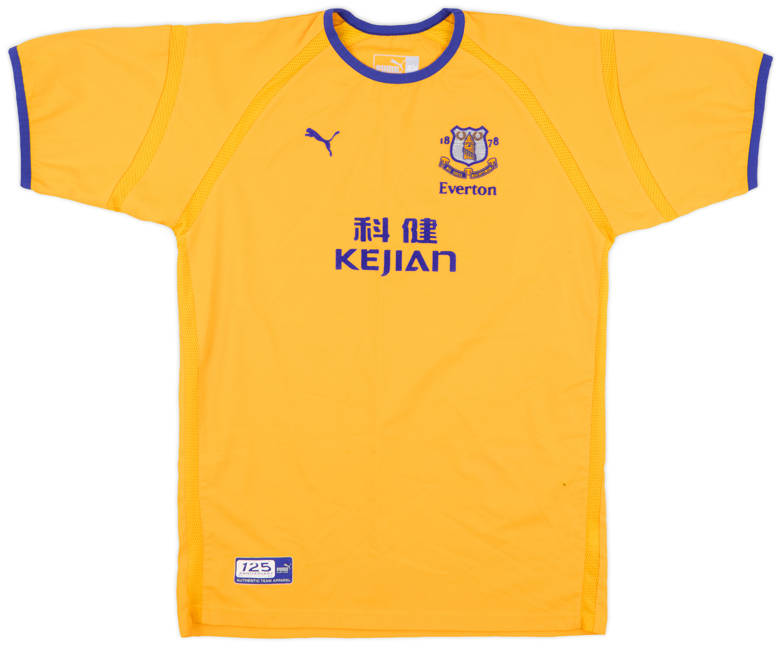 Everton 2003-04 Auswärtstrikot