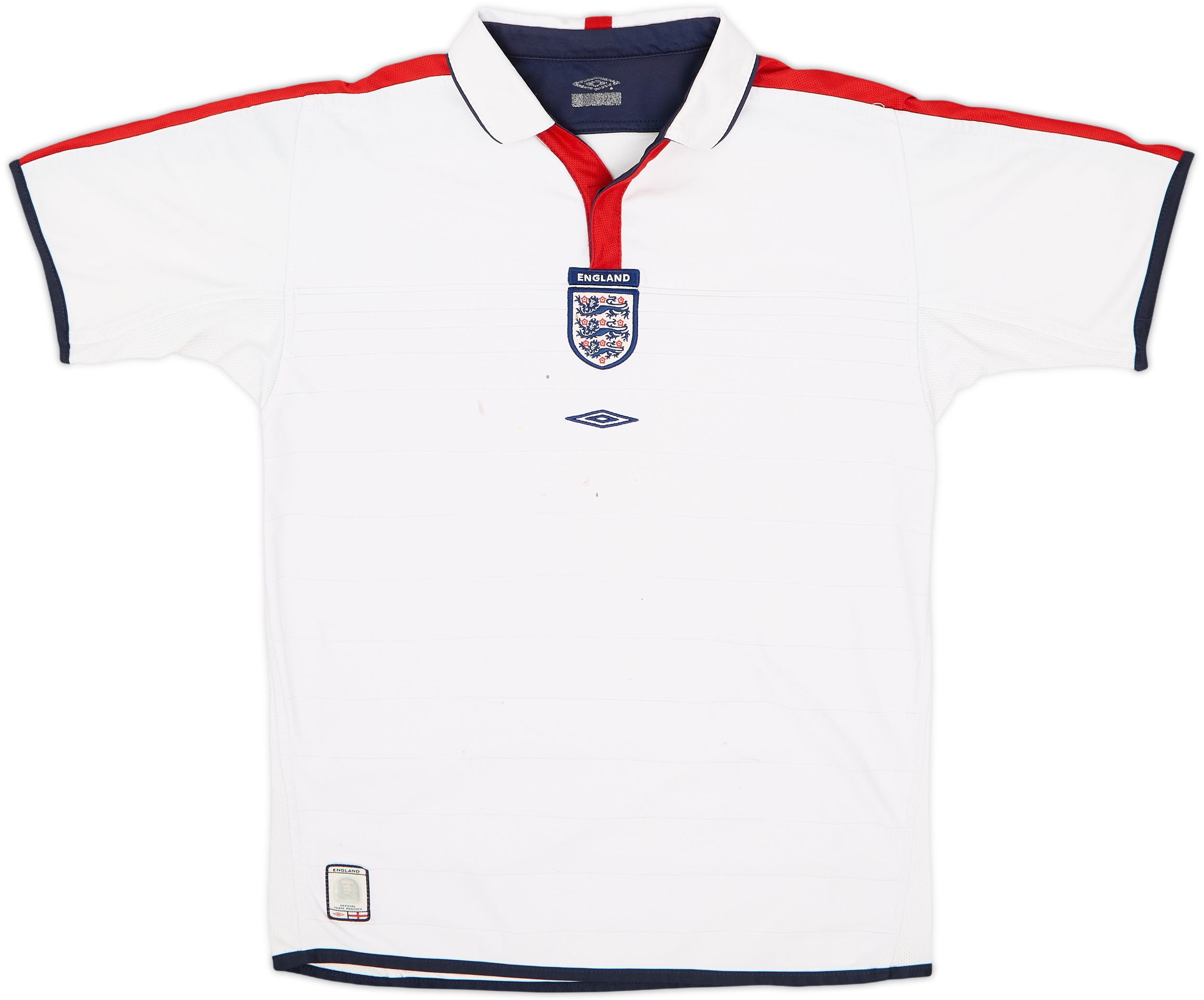 England 2003-05 Maillot domicile
