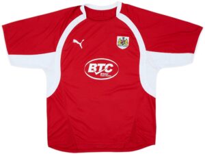 2007-08 Bristol City Home Shirt