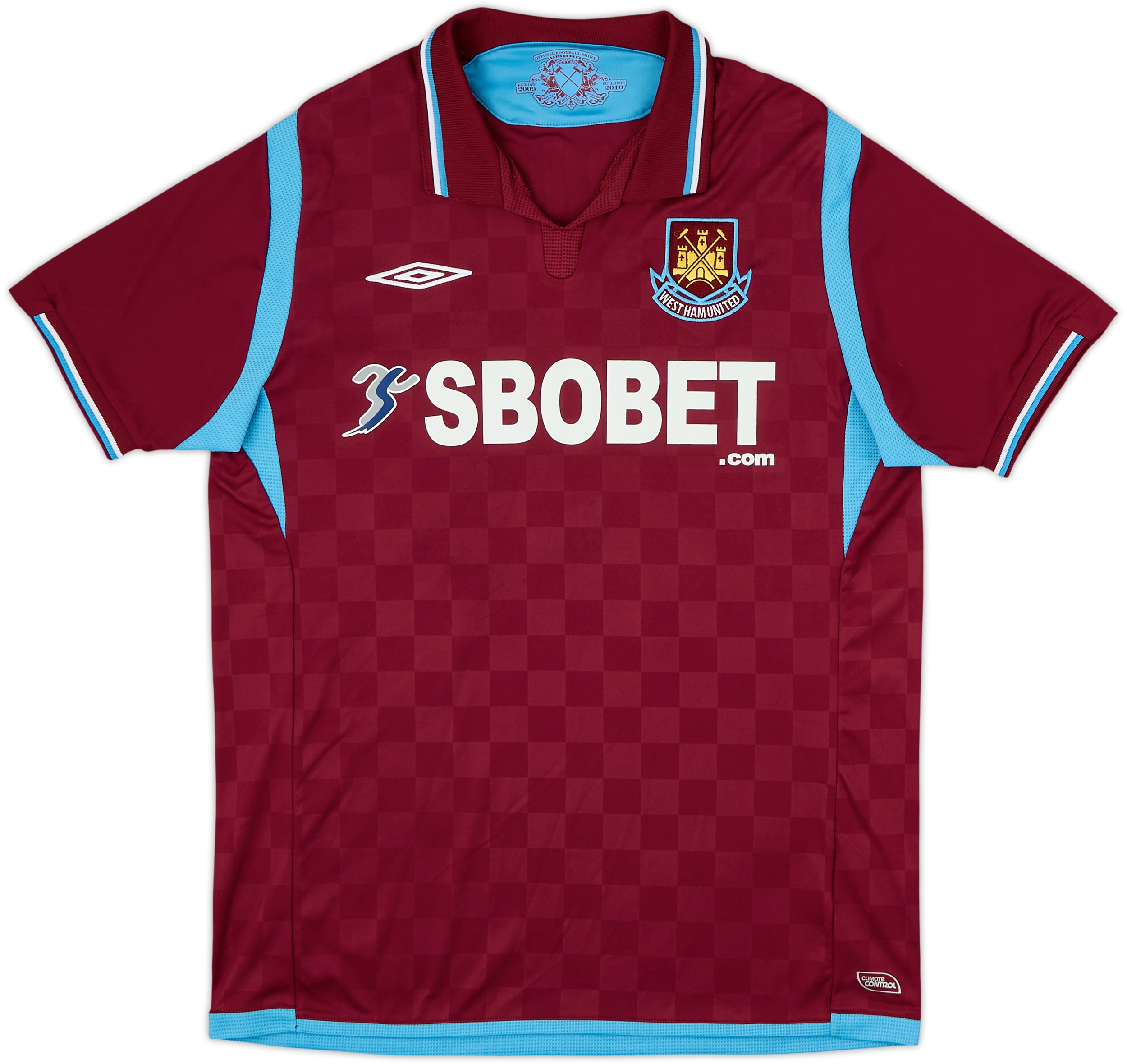 West Ham 2009-10 Heimtrikot