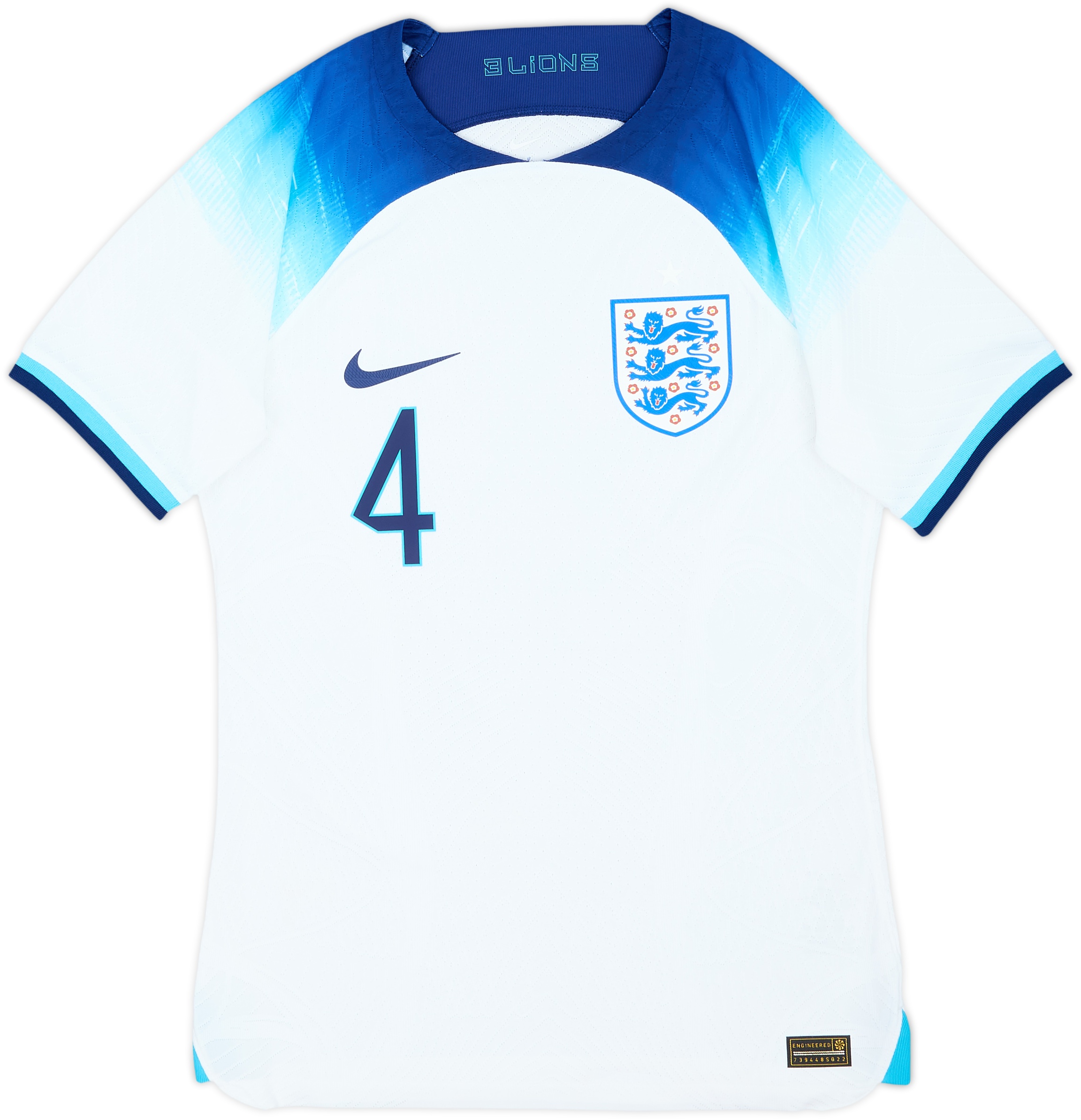 England 2022-23 Maillot domicile